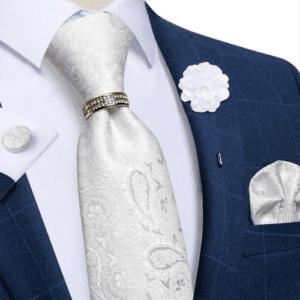 Conjunto de gravata branca  Hoop estampas - Imagem 5