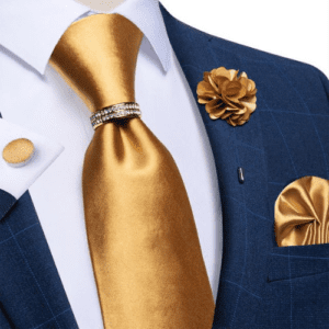 Conjunto de gravatas Hoop Gold Estampas - Imagem 3