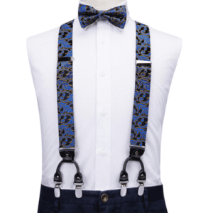 Conjunto de suspensório e gravata Fancy