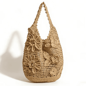 Bolsa artesanal flowers